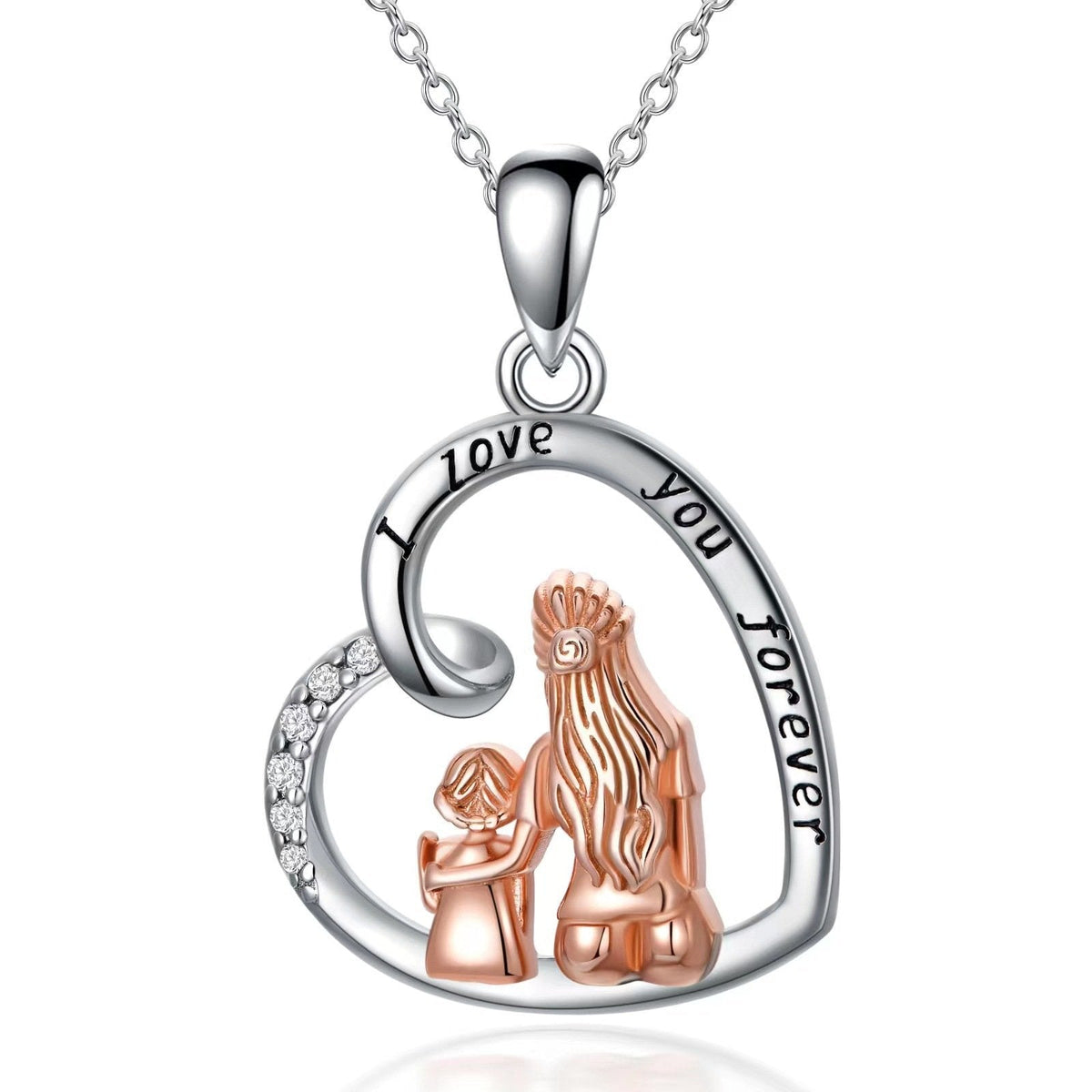 I LOVE YOU FOREVER Mother's Day Necklace