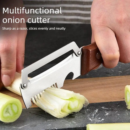 4-in-1 Wooden Handle Peeler with Bottle Opener