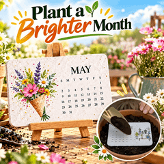 🌱2027 Plantable Desk Calendar — A Little Art. A New Beginning.📅