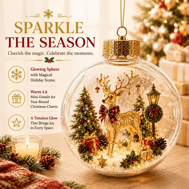 Christmas Light-Up Diorama Ornament