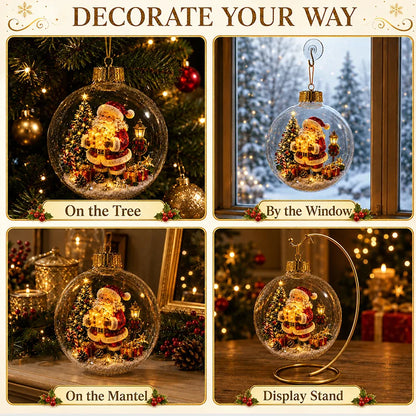 Christmas Light-Up Diorama Ornament