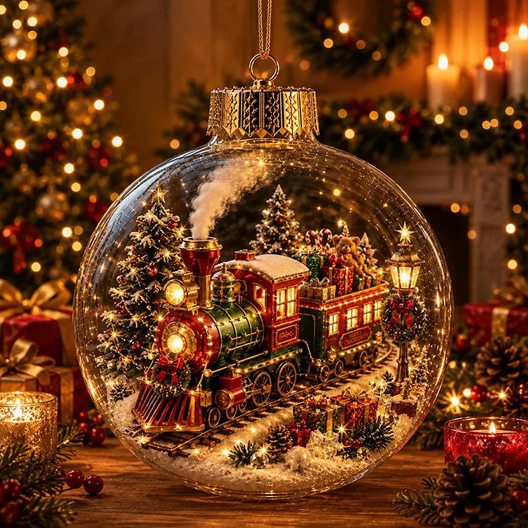 Christmas Light-Up Diorama Ornament